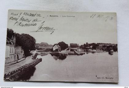 Cpa 1907, Auxerre, les Ocreries, Yonne 89