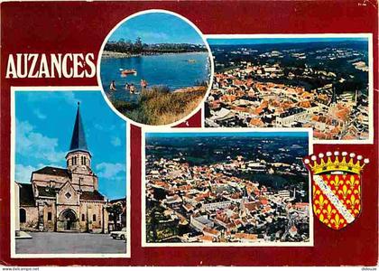 Carte Postale - 23 - Auzances - Multivues - Blasons - Automobiles - CPM - Voir Scans Recto-Verso - Poscard - Carta Posta