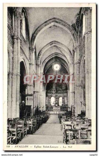 CPA Avallon Eglise Saint Lazare