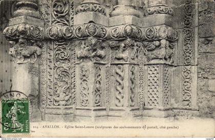 CPA Avallon Eglise Saint Lazare