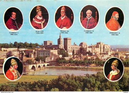 CPM Avignon Vaucluse Les sept Papes ayant regne en Avignon