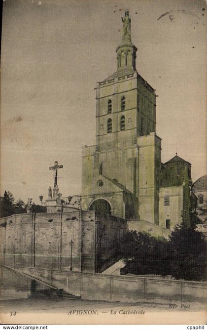 Avignon CPA La cathedrale
