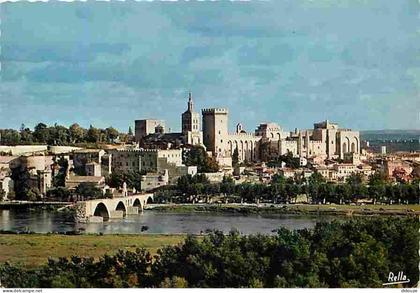 Carte Postale - 84 - Avignon - Le Pont Saint Bénézet - Le Palais des Papes - Flamme Postale - CPM - Voir Scans Recto-Ver