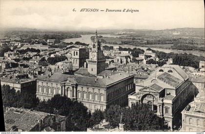 CPA Avignon Panorama D'Avignon