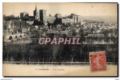 CPA Avignon vue generale