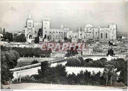 CPM Avignon Vaucluse nouveau Pont et le Palais des Papes