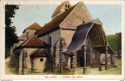 CPA Avon L'eglise