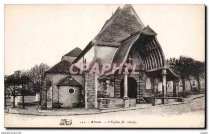 CPA Avon L'eglise