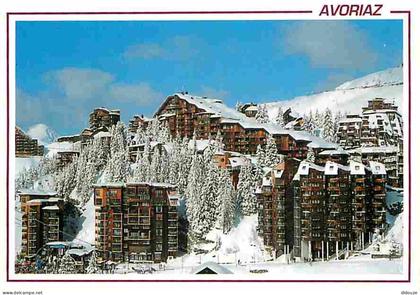 Carte Postale - 74 - Avoriaz - Les hauts-Forts - Le Yucca - Le Sosna - Hiver - Neige - Flamme Postale - CPM - Voir Scans
