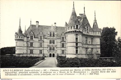 CPA Azay Le Rideau Chateau