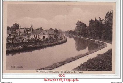 BAGNEAUX SUR LOING - Le canal - Très bon état