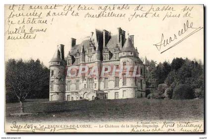 CPA Bagnoles de l'Orne le chateau de la Roche Bagnoles