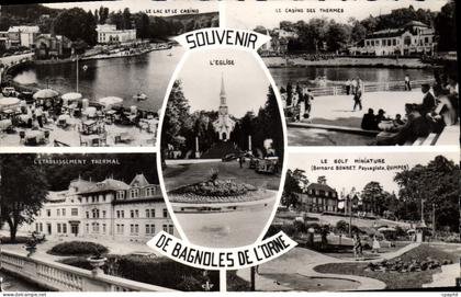 CPA Souvenir de Bagnoles de l'Orne