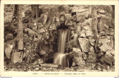CPA Bains les Bains Cascade dans le Parc