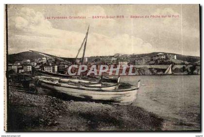 Banyuls sur Mer CPA Bateaux de peche sur le port