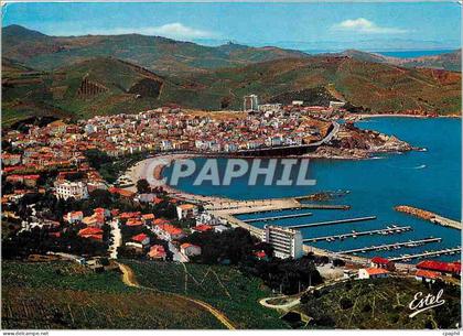 CPM Banyuls sur Mer Pyrenees Orientales Vue generale aerienne