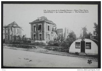 62 Bapaume banque caisse d'epargne ruine    D62D  K62080K  C62080C RH051318