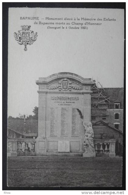 62 Bapaume monument aux morts    D62D  K62080K  C62080C RH051323