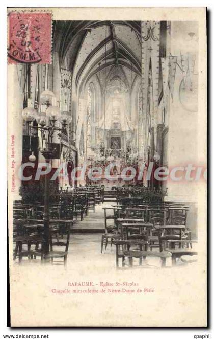 CPA Bapaume Eglise St Nicolas