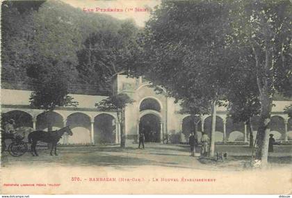 Carte Postale Ancienne - 31 - Barbazan - Le nouvel Etablissement - Animée - Correspondance - CPA - Voyagée en 1919 - Voi