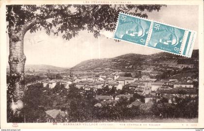 CPA Les Pyrenees Centrales Barbazan Village Haute Gar Vue Genrrale Village