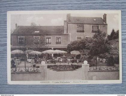 Cpa Barbizon (77) hôtel les Pléiades-entrée principale
