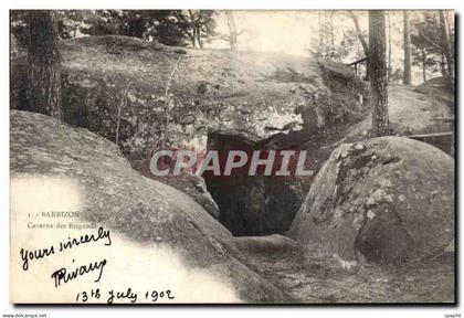 CPA Barbizon Caverne des Brigands