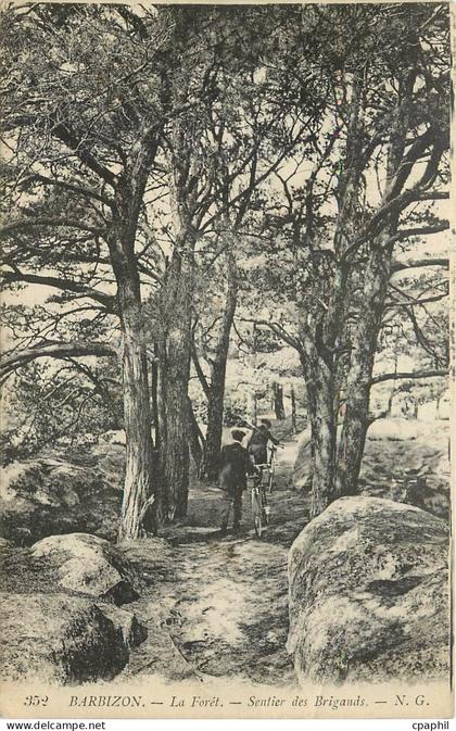 CPA Barbizon la Foret Sentier des Brigands