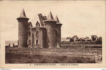 CPA BARNEVILLE PLAGE Chateau de Chimay (153033)