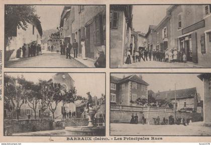 38 / BARRAUX / LES PRINCIPALES RUES