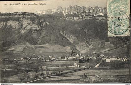 CPA Barraux Vue Generale Et I'Alpette