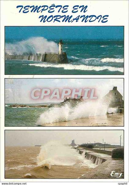 CPM Tempete en Normandie