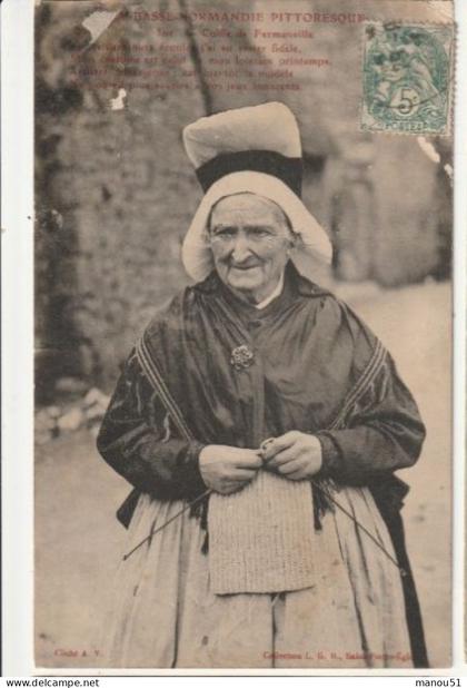 LA BASSE NORMANDIE PITTORESQUE : Coiffe de FERMANVILLE