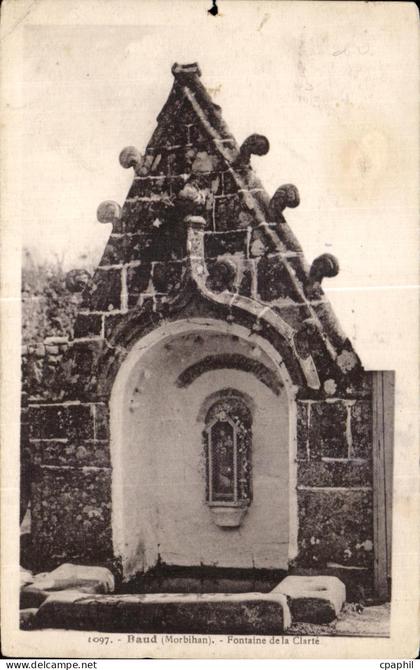 CPA Baud (Morbihan) Fontaine dela Clarte