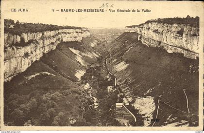 CPA Baume Les Messieurs vue generale de la Vallee
