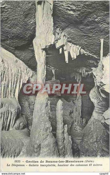 CPA Grottes de Baume les Messieurs Jura Le Diapason