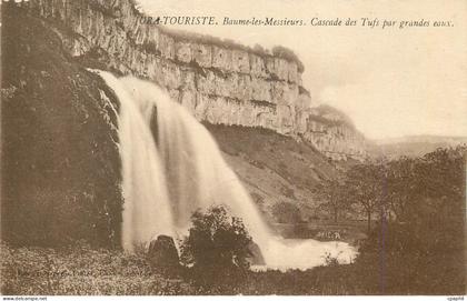 CPA Jura Touriste Baume les Messieurs Cascade des Tufs par grandes eaux