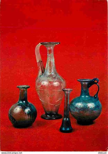 Carte Postale - 59 - Bavay - Le Musée archéologique - Verres antiques - Antiquités - Vestiges Gallo-Romains - CPM - Voir