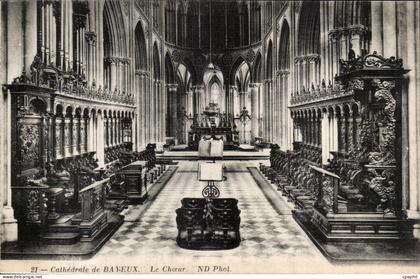 Bayeux CPA Cathedrale Le choeur