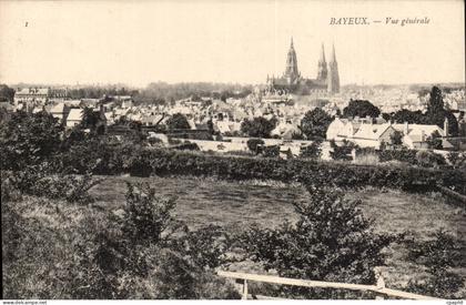 Bayeux CPA Vue generale