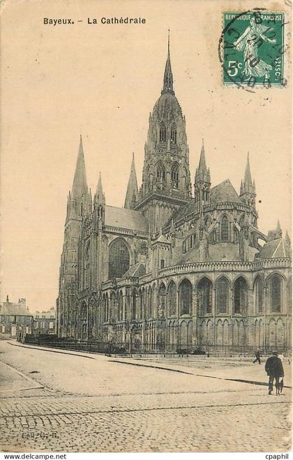 CPA Bayeux La Cathedrale