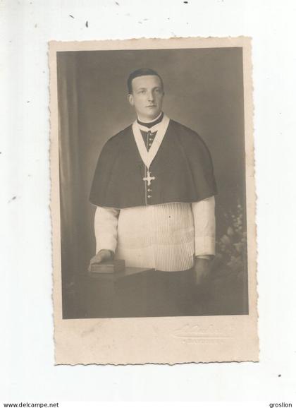 BAYONNE (64) ?  PHOTO AVEC ECCLESIASTIQUE (PHOTO AUBERT BAYONNE)