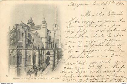 CPA Bayonne Abside de la Cathedrale