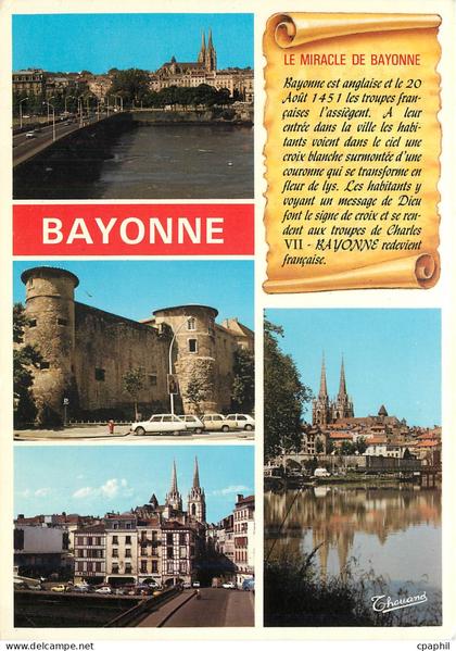 CPM Bayonne Le Miracle de Bayonne