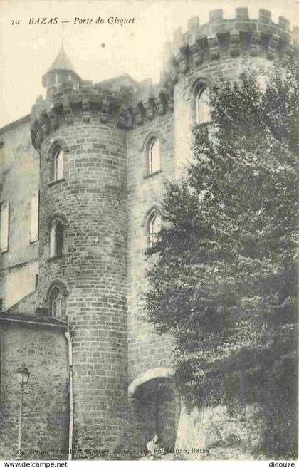 33 - Bazas - Porte du gisquet - CPA - Voyagée en 1916 - Voir Scans Recto-Verso