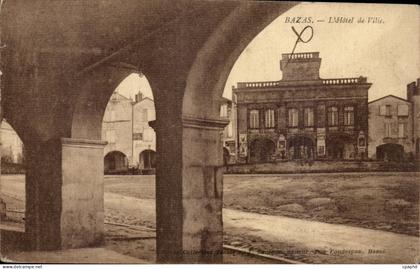 Bazas - L Hotel de Ville - CPA