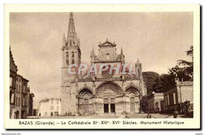 Bazas - La Cathedrale - CPA