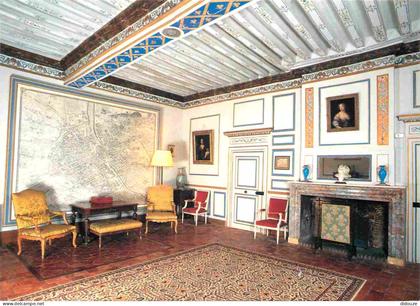 58 - Bazoches du Morvand - intérieur du Château - La chambre de la Maréchale de Vauban - CPM - Carte Neuve - Voir Scans