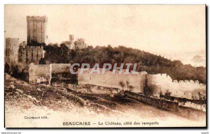 CPA Beaucaire Le Chateau cotes des remparts