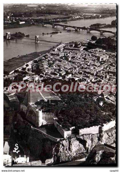 CPSM Beaucaire Vue Aerienne